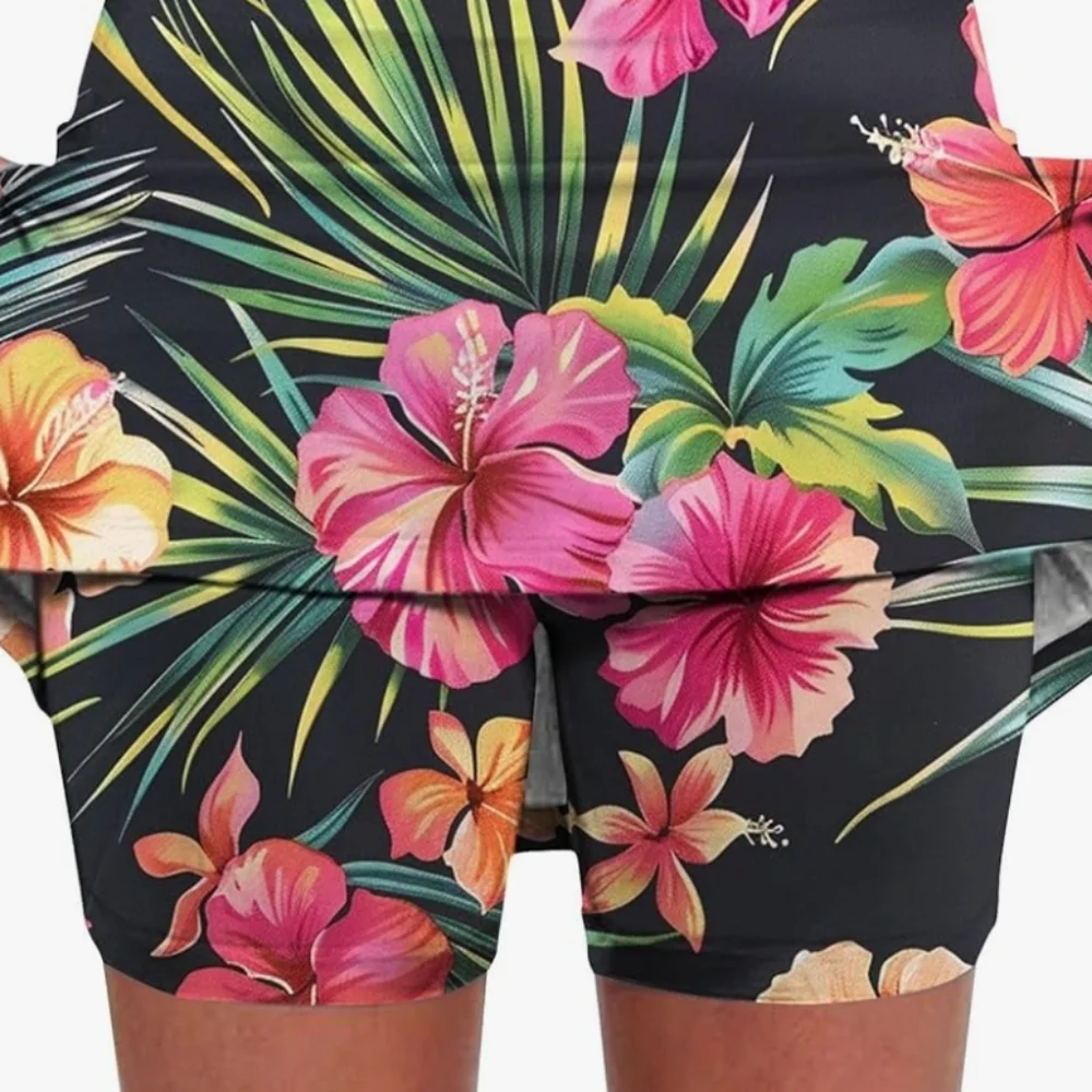 NWOT Tropical Skort - Picture 2 of 8